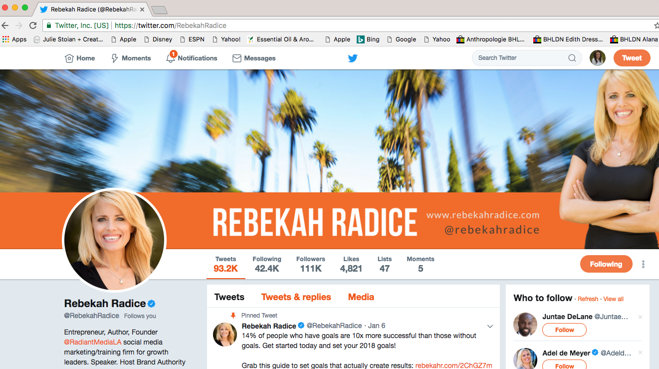 Rebekah Radice on Twitter